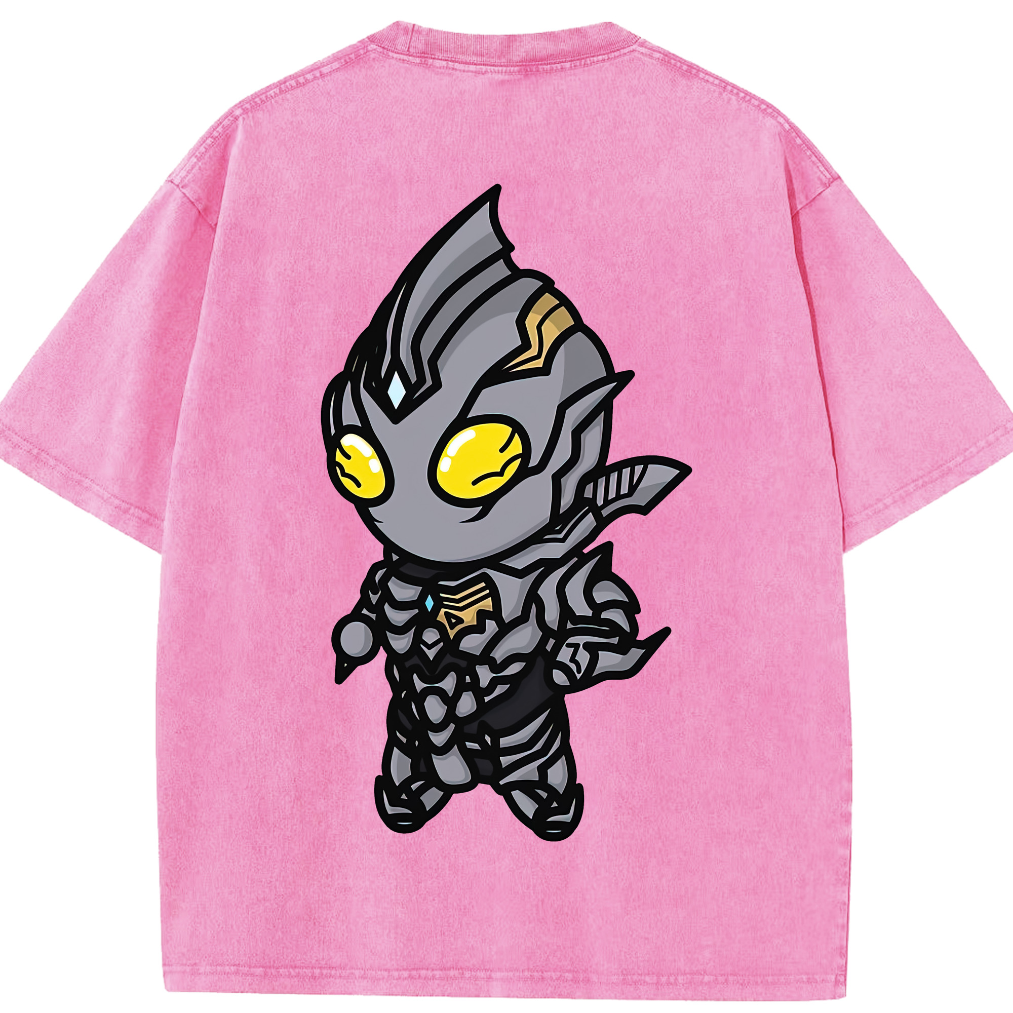 （画像用） ウルトラマン Ultraman 綿100% ヴィンテージ風 半袖Tシャツ（背面プリント）